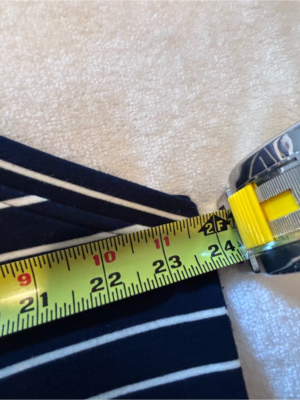 SPANX NWT 1X Air Essentials Navy and White Striped Sleeveless Maxi Dress - Picture 7 of 11